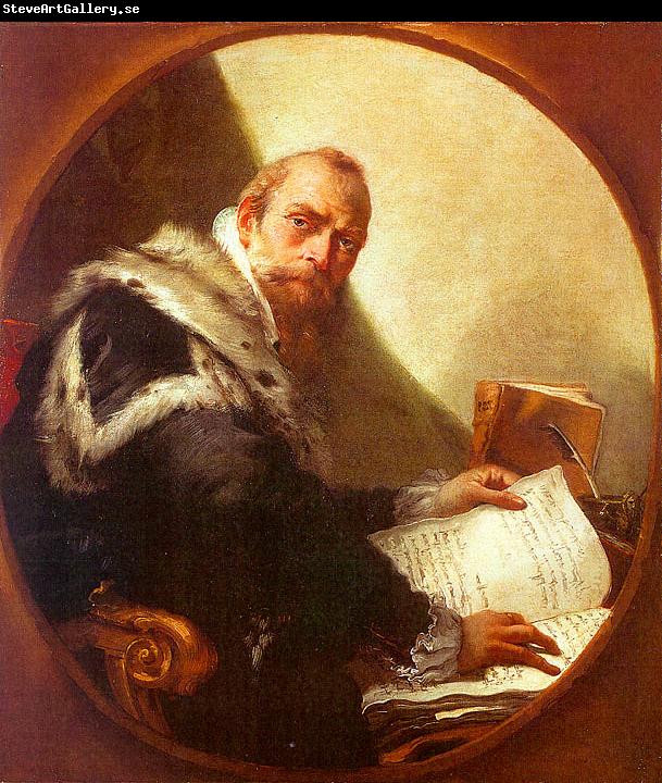 Giovanni Battista Tiepolo Portrait of Antonio Riccobono